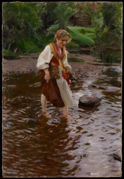 The Girl from Alvdalen by Anders Leonard Zorn